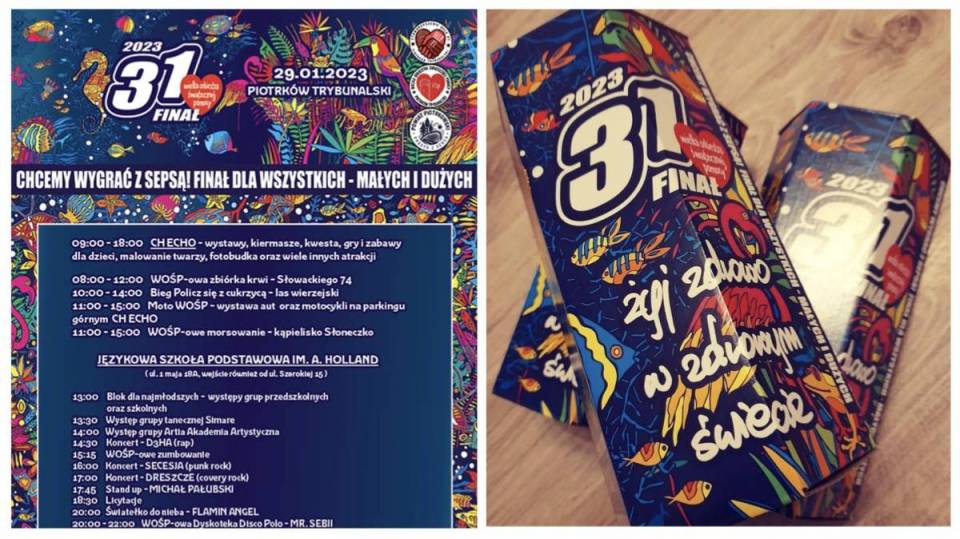 Ostatnie odliczanie do wielkiego grania! WOŚP w Piotrkowie Trybunalskim - zobacz co przygotowano w ramach 31. Finału