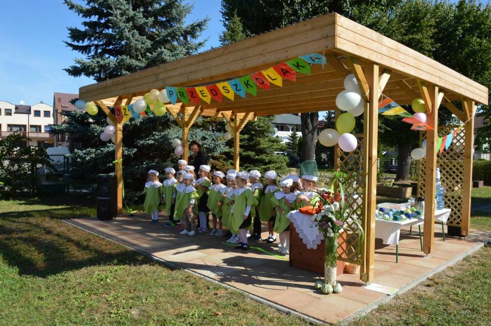 Nowa wiata w przedszkolu im. Krzysztofa Bezena w Wieruszowie