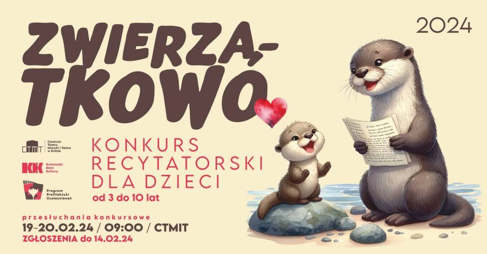 Kutnowski Dom Kultury: Ogłoszono konkurs recytatorski dla dzieci