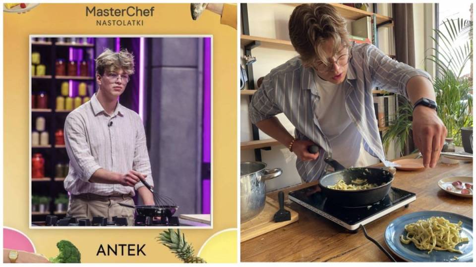 Od pierniczków i płonącej kuchni do MasterChefa, czyli jak Antek Lis rozwijał swoje kulinarne talenty! [Wideo, foto]