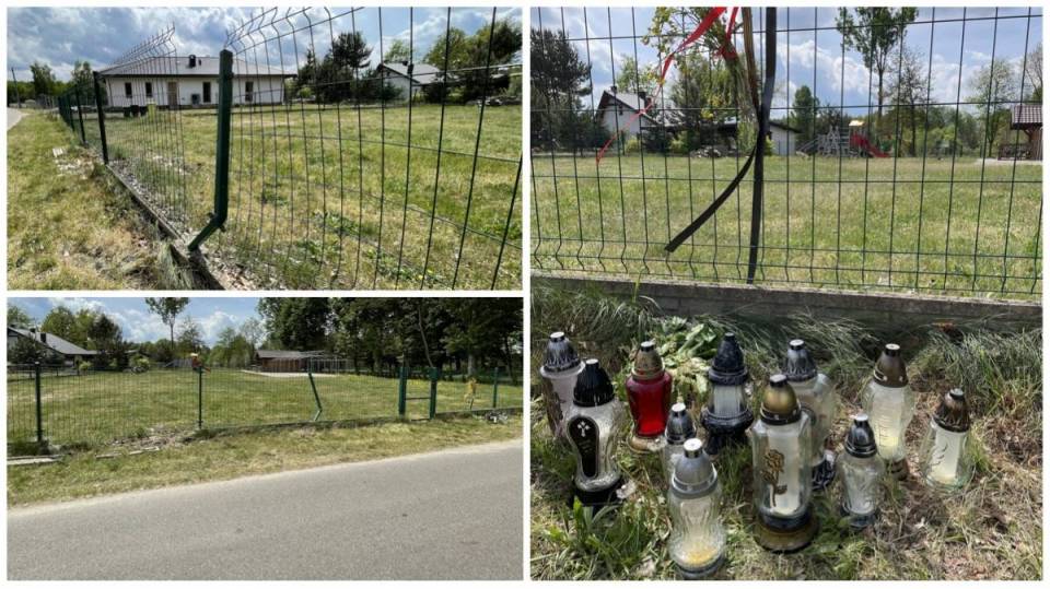 Tragedia w gminie Szczerców. Nie żyje 44-latek. Motocyklista stracił panowanie nad maszyną i wjechał w płot  [Foto]