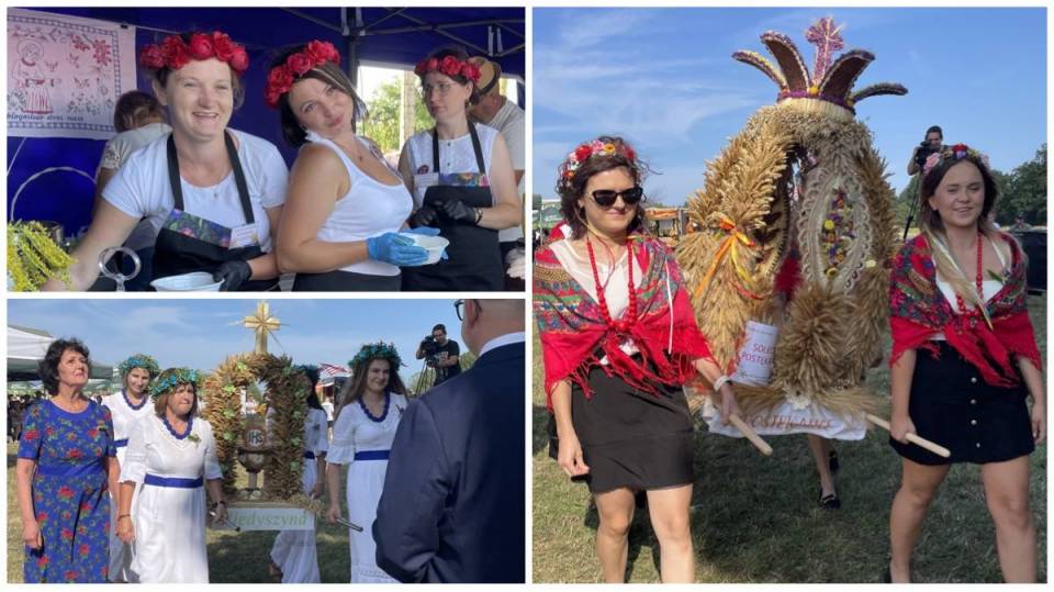 Dożynki w gminie Bełchatów: Piękne wieńce przekazane w ceremoniale, pyszne jedzenie i świetna zabawa w Anastazowie! [Foto]