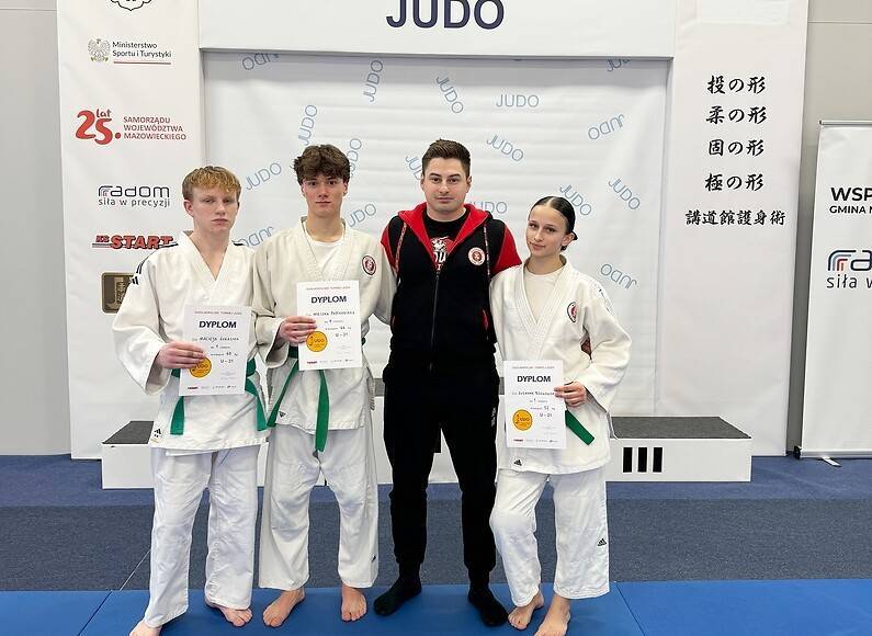 Złoci Wojownicy z Skierniewic na Ogólnopolskim Turnieju Judo w Radomiu