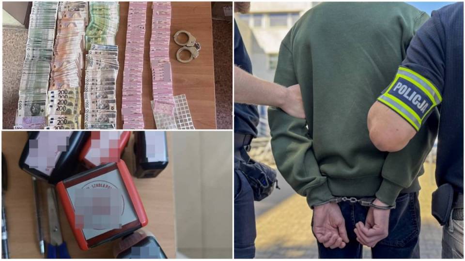 Legitymacje z drukarki, 3 mln do kieszeni! Policja zlikwidowała oświatowy przekręt - akcje przeszukań i zatrzymań w Bełchatowie i Piotrkowie