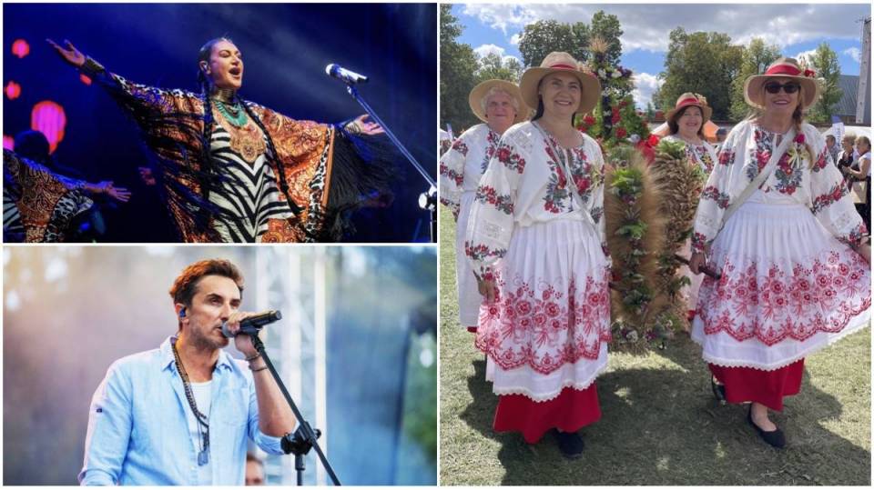 Tłumy na Dożynkach Województwa Łódzkiego w Buczku. Były wieńce, msza, koncerty i podziękowania dla rolników [Foto]