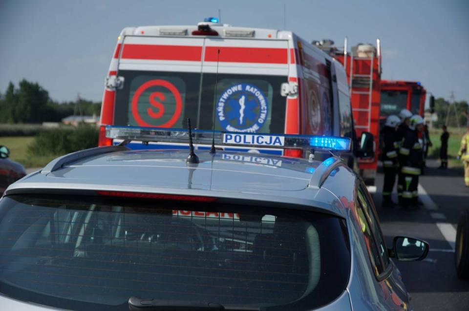 Poważny wypadek w Krężelewicach, wszystkie służby ratunkowe jadą na miejsce